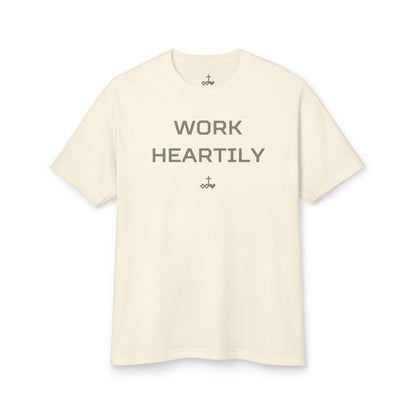 Unisex Colossians 3:23 Heavyweight Cotton Tee