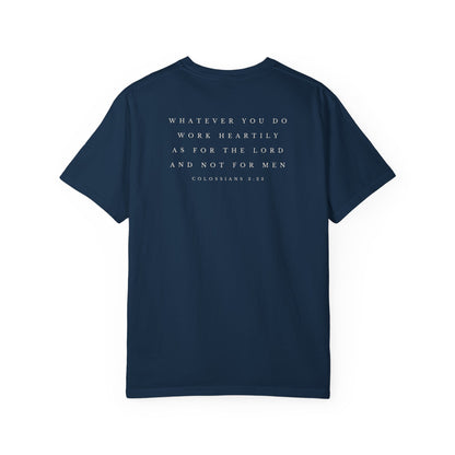 Plain Heartily Scripture T-Shirt