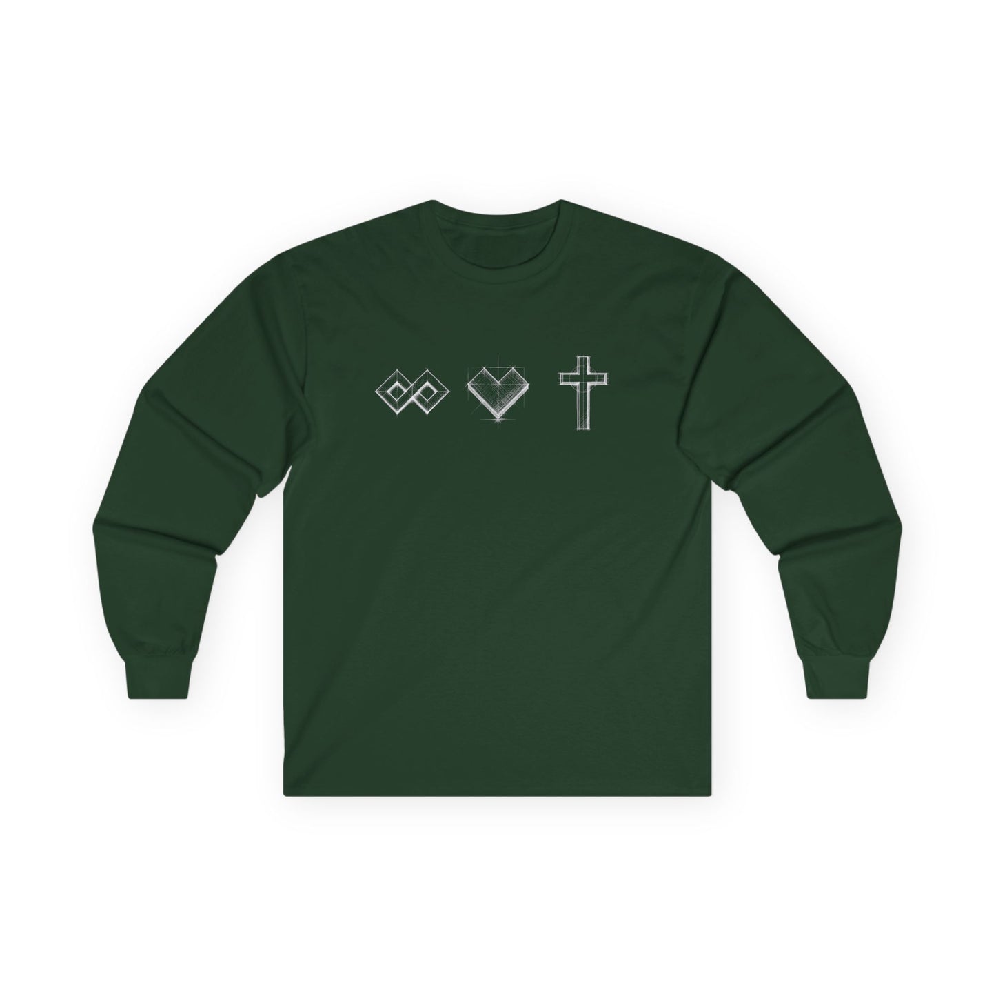 Heartily Icon Sketch Long Sleeve Tee