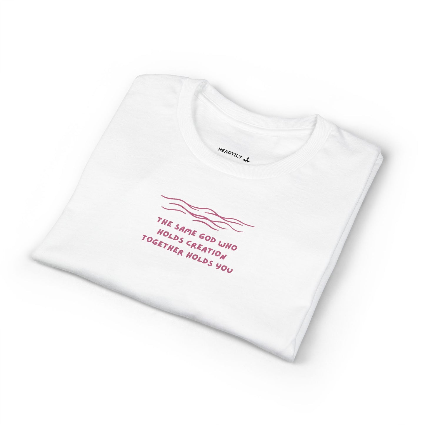 Waves & Quote Minimal T-Shirt