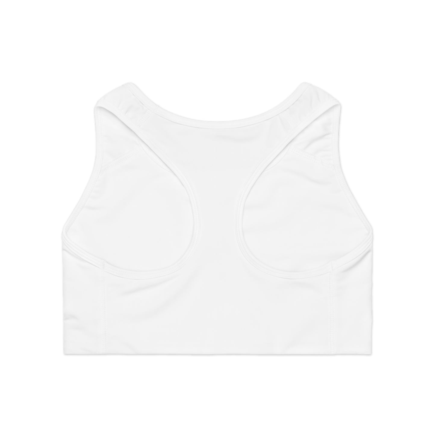Logo Sports Bra - White