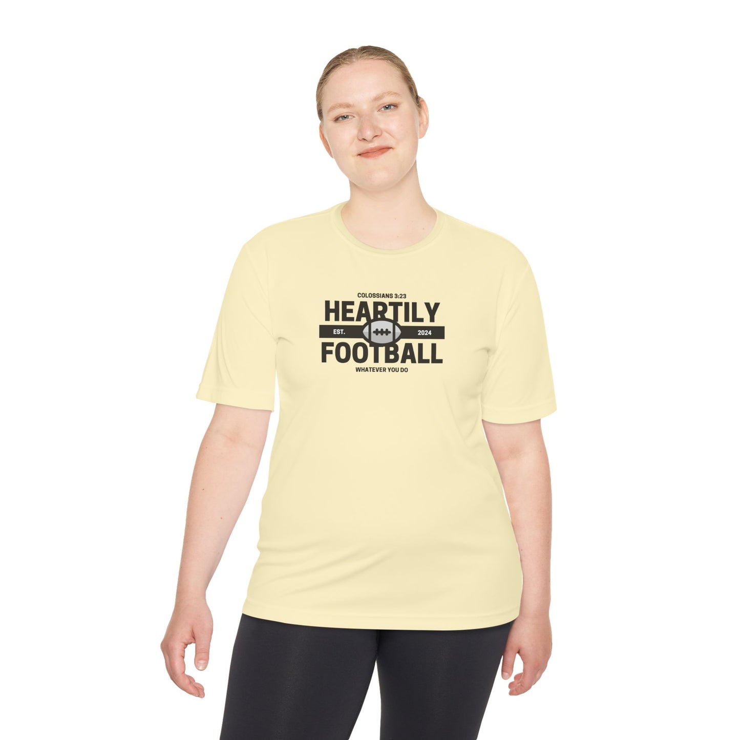 Heartily Football Moisture-Wicking Tee