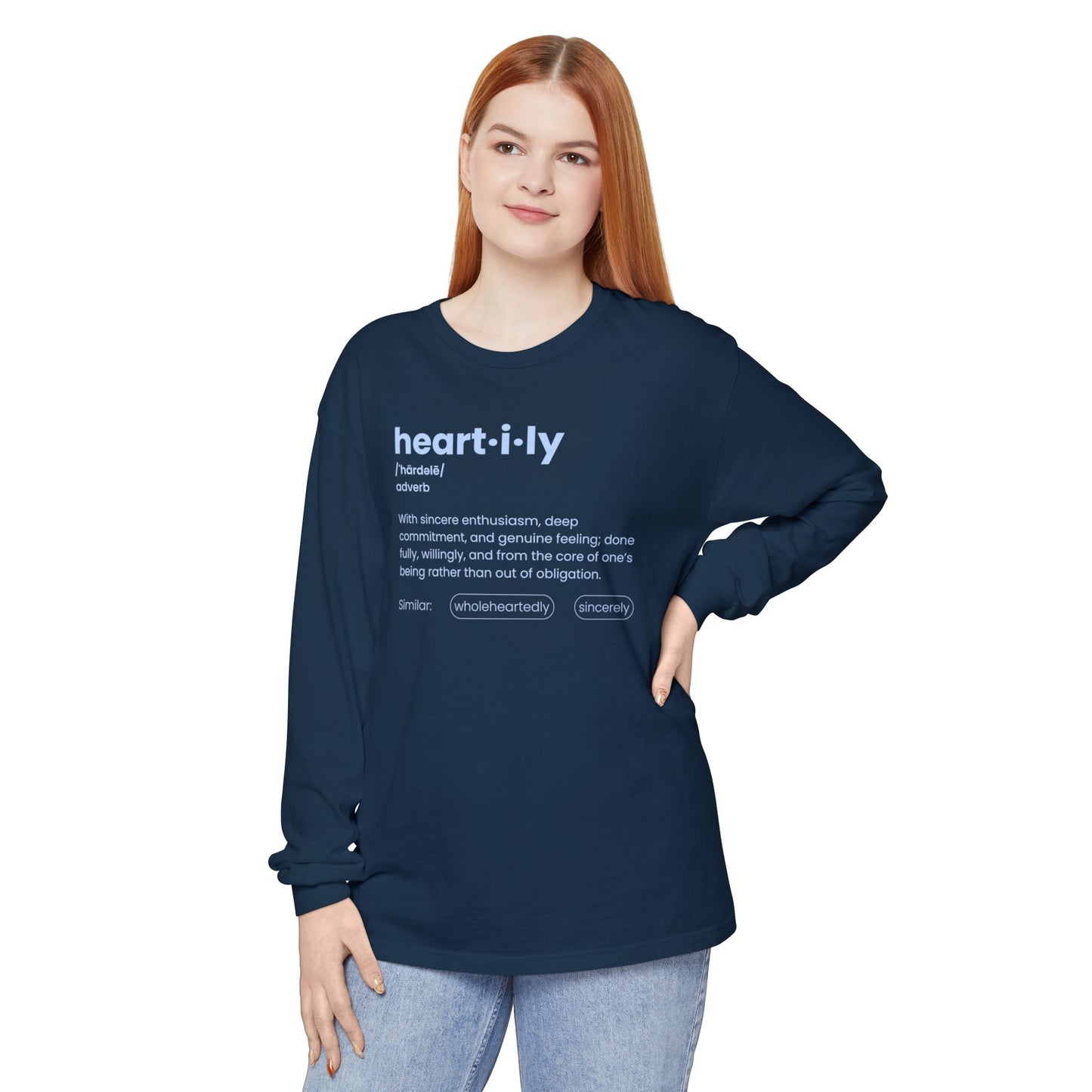 Heartily Definition Long Sleeve Tee
