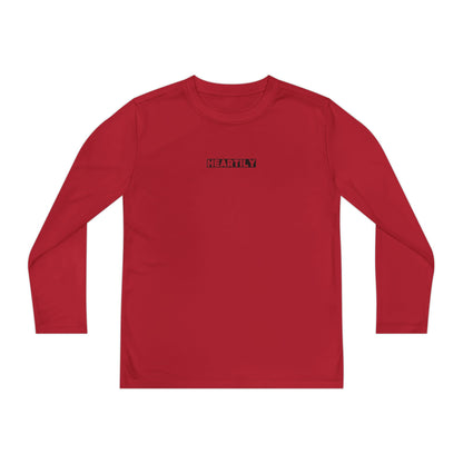 Block Font Youth Long Sleeve Tee
