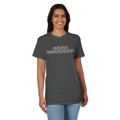 'Work Heartily' Keyboard T-Shirt