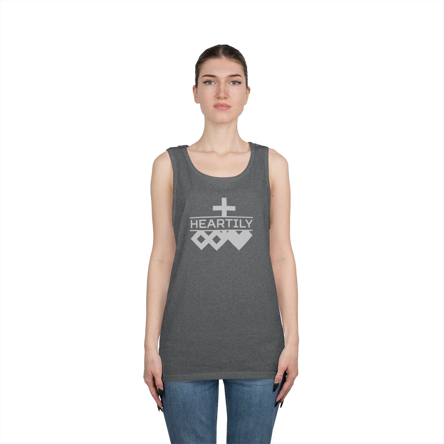 Unisex Heartily Logo Tank Top