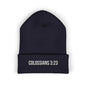 Colossians 3:23 Embroidered Beanie