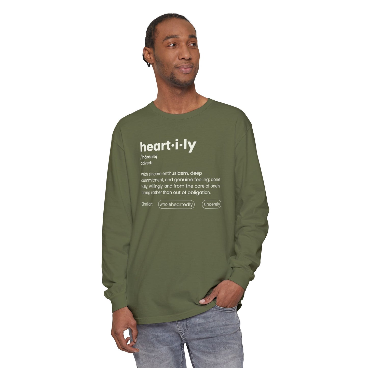Heartily Definition Long Sleeve Tee