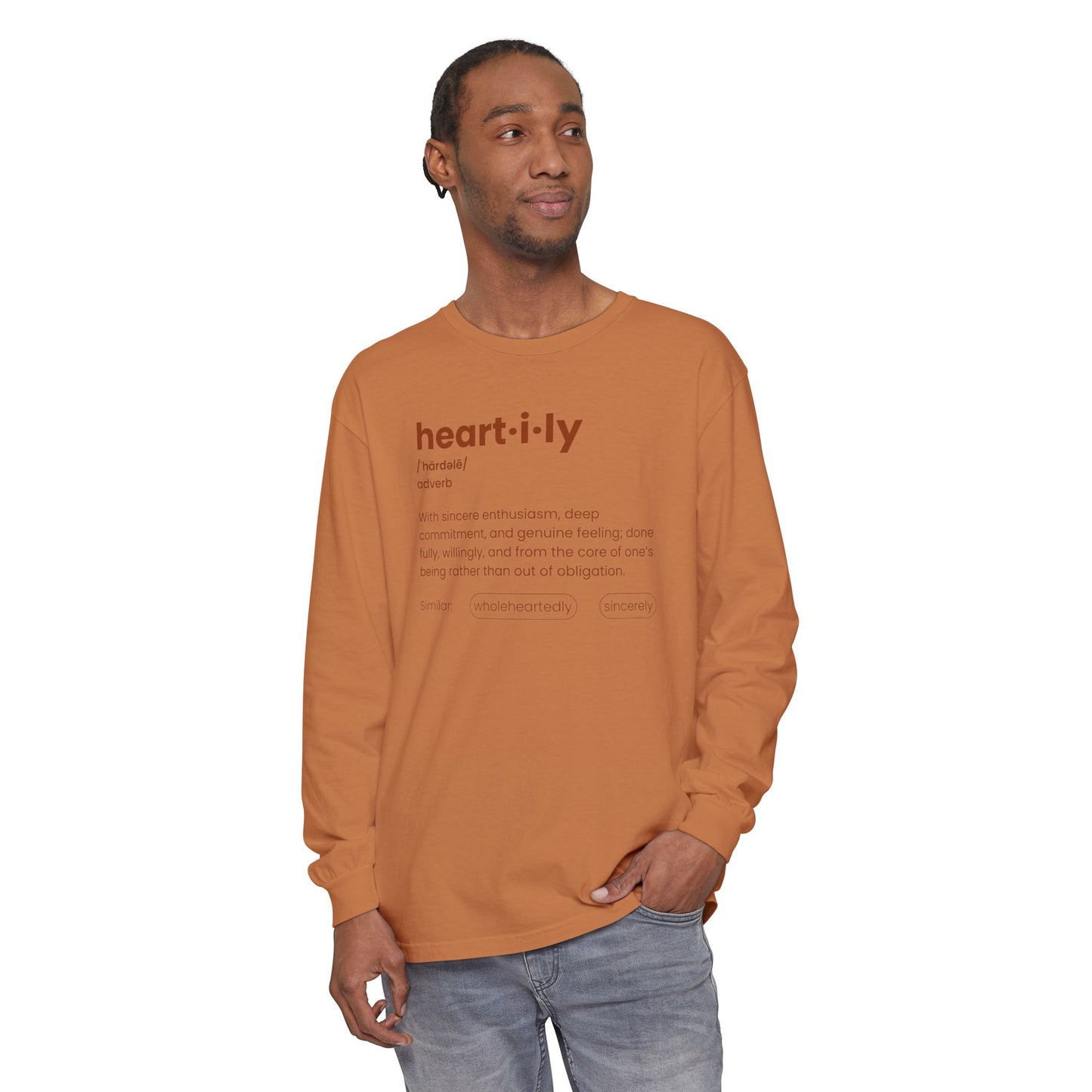 Heartily Definition Long Sleeve Tee