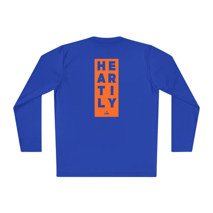 Block Border Text Performance Long Sleeve Tee