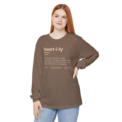 Heartily Definition Long Sleeve Tee
