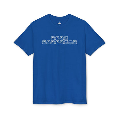 'Work Heartily' Keyboard T-Shirt
