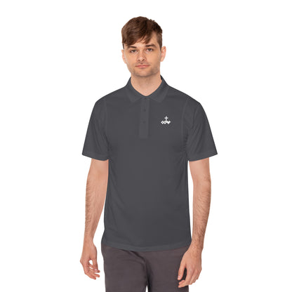 Men's Performance Polo Shirt with Logo