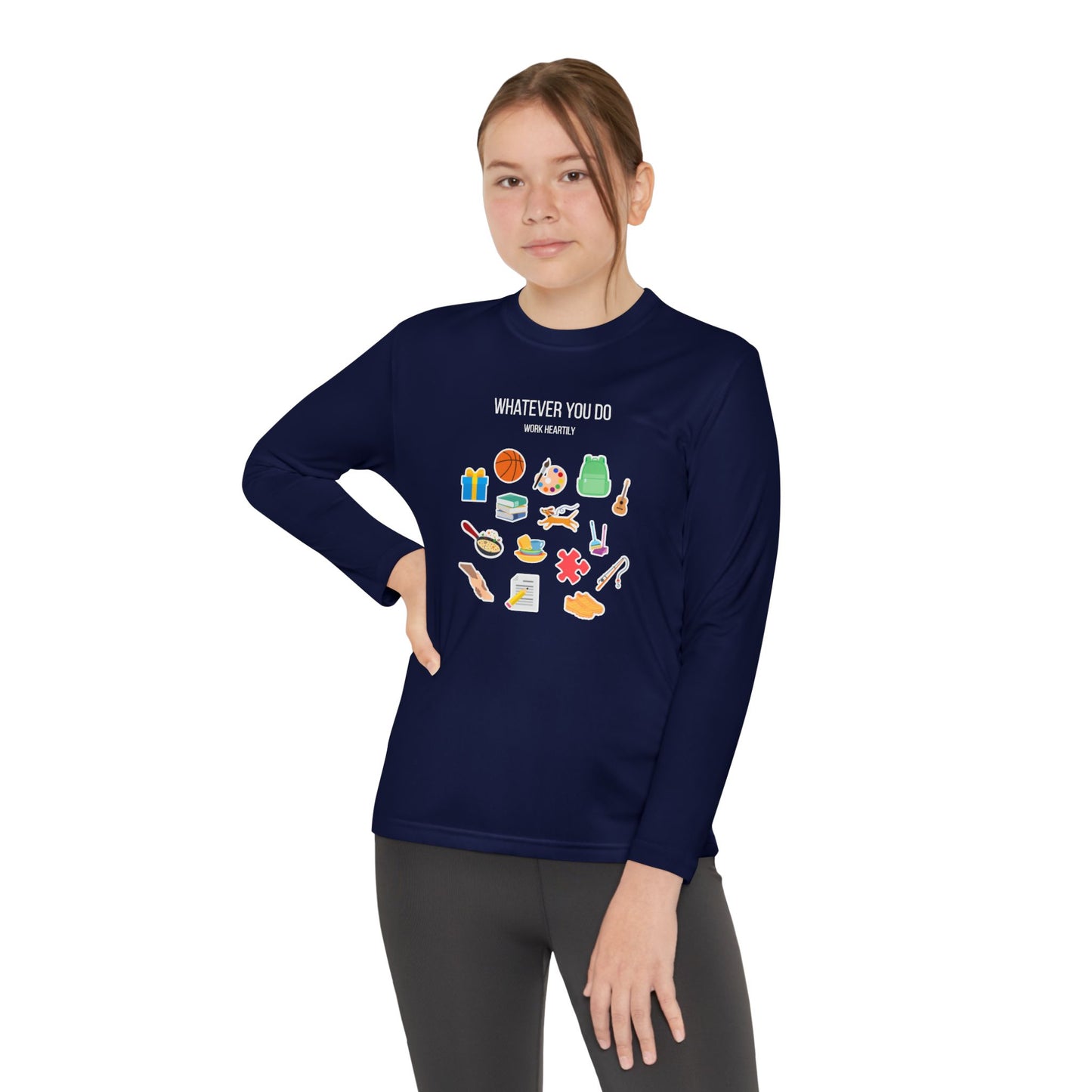 'Whatever You Do' Youth Long Sleeve Tee