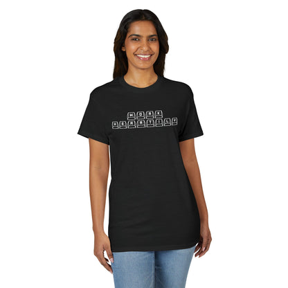 'Work Heartily' Keyboard T-Shirt