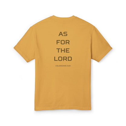 Unisex Colossians 3:23 Heavyweight Cotton Tee