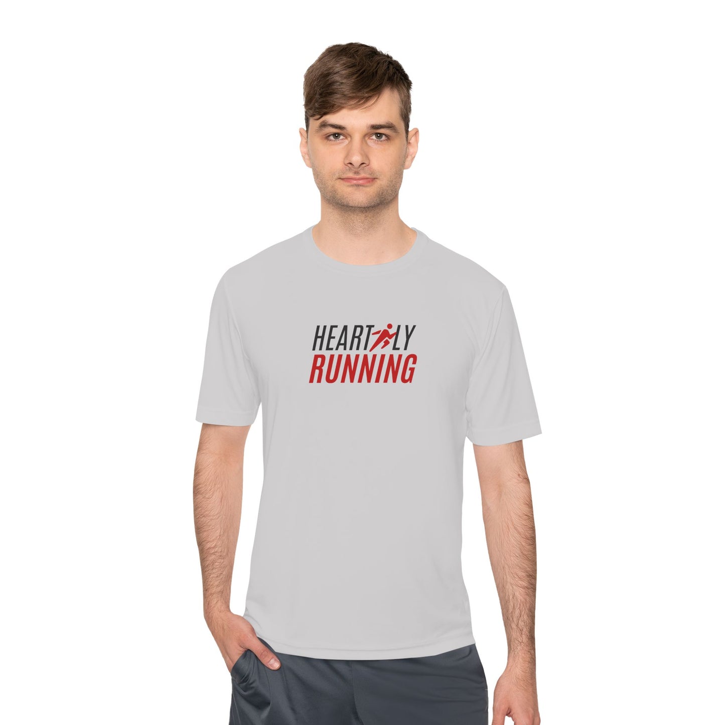 Heartily Running Moisture-Wicking Performance Tee