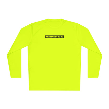 Block Border Text Performance Long Sleeve Tee