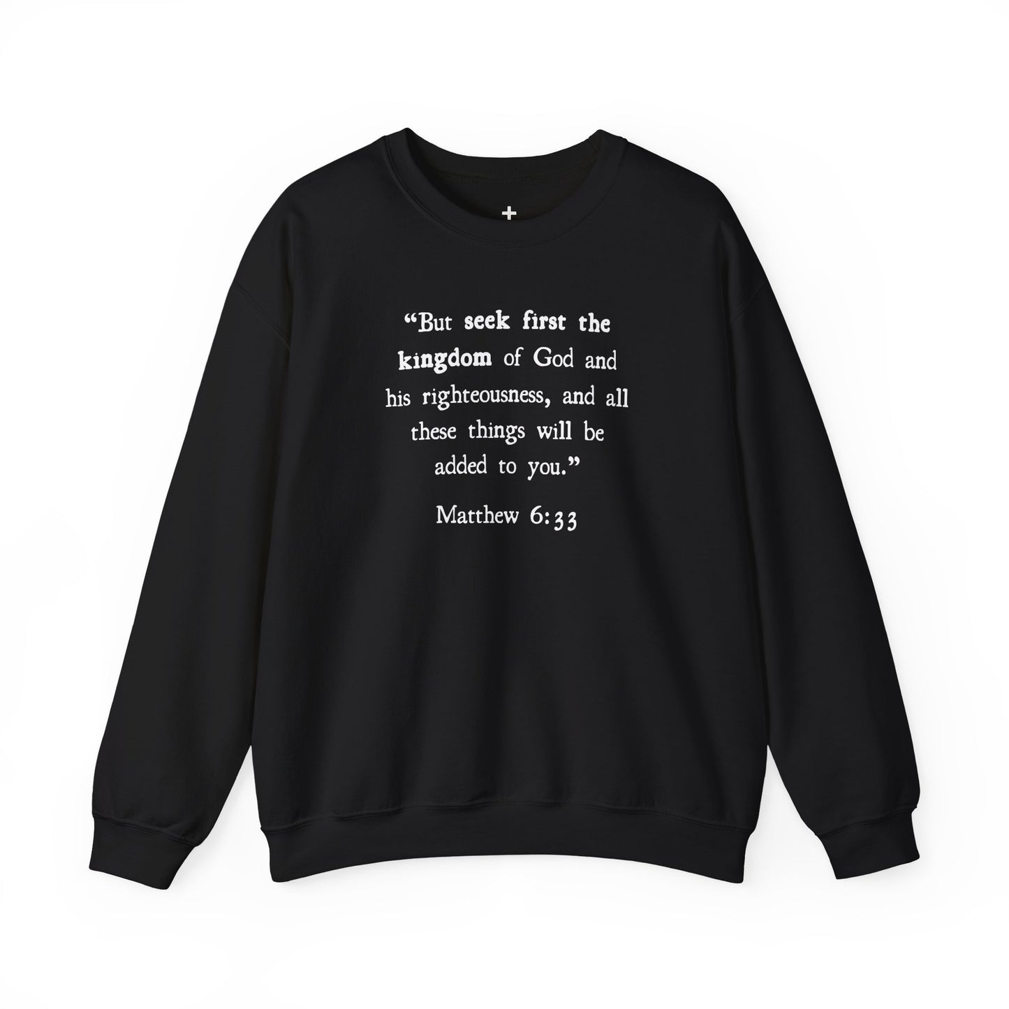 Unisex Matthew 6:33 Crewneck Sweatshirt
