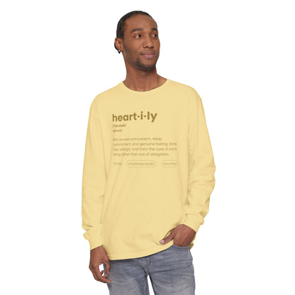 Heartily Definition Long Sleeve Tee