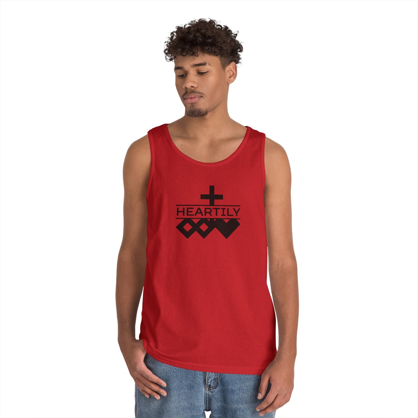 Unisex Heartily Logo Tank Top