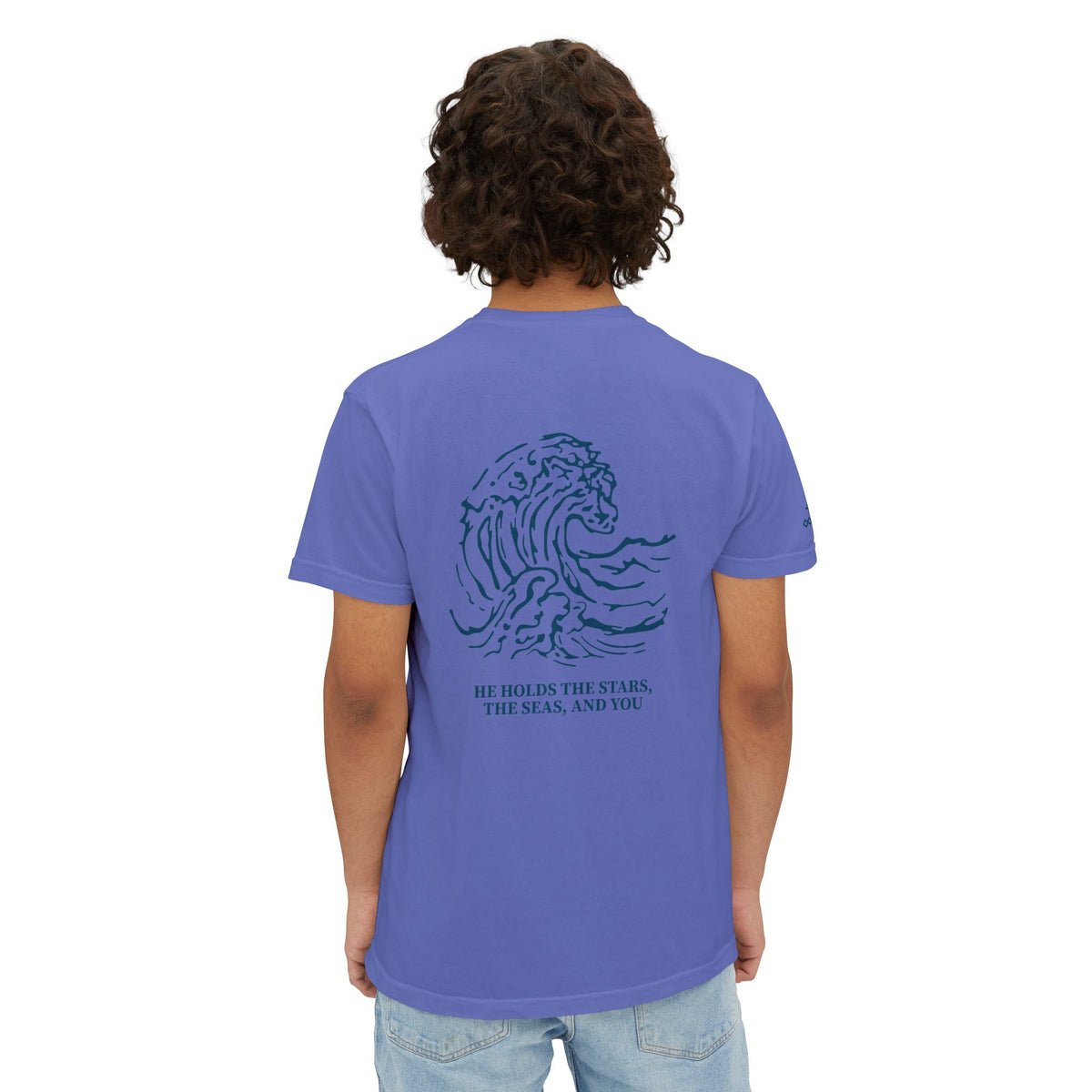 Quote & Graphic Pocket T-Shirt