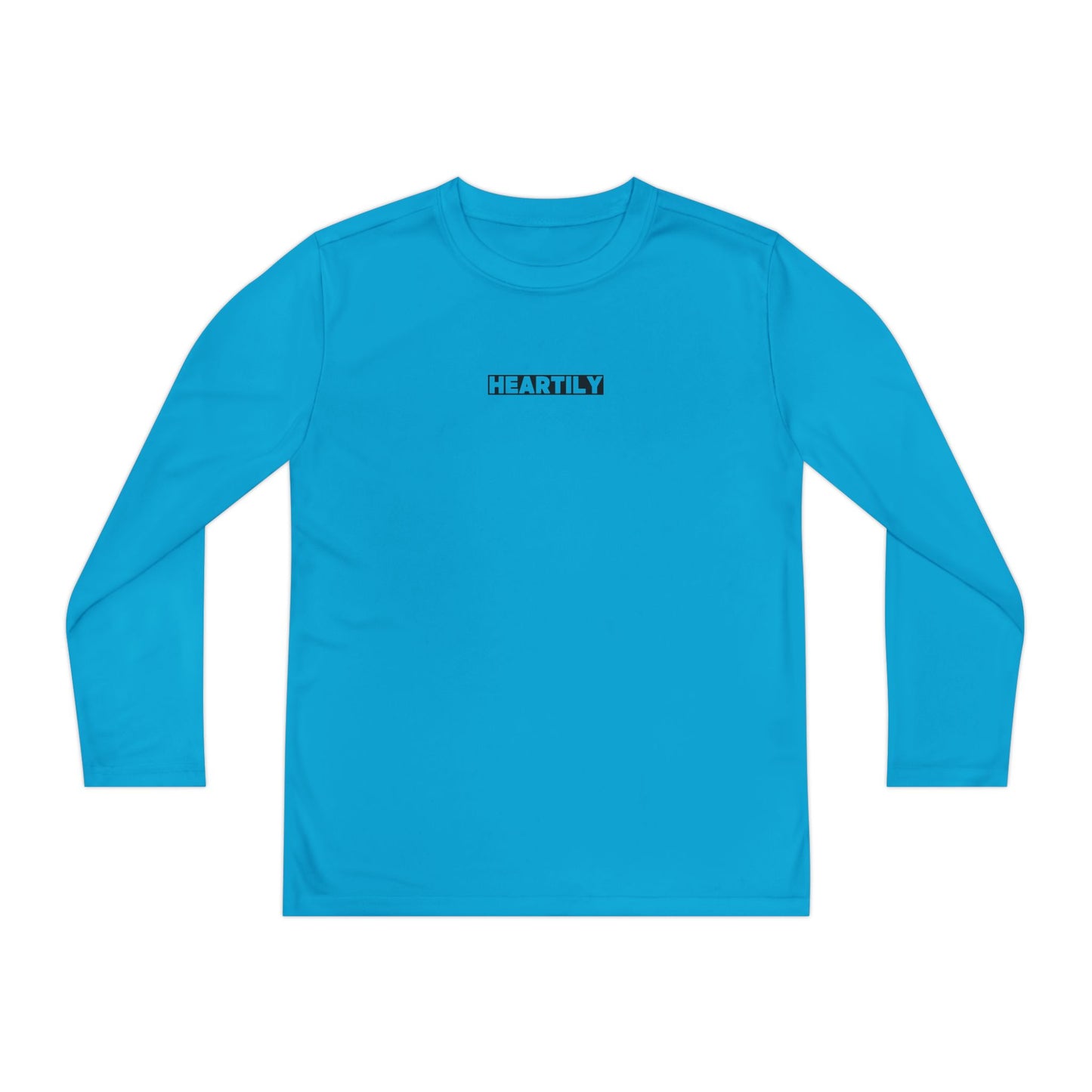 Block Font Youth Long Sleeve Tee