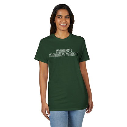 'Work Heartily' Keyboard T-Shirt