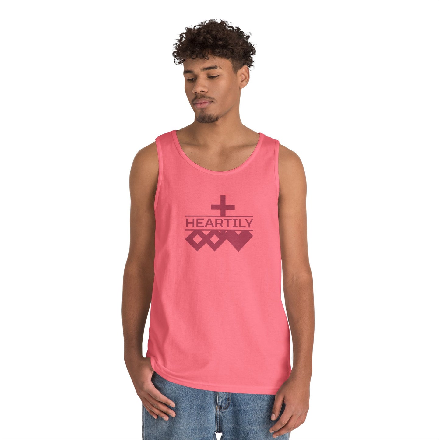 Unisex Heartily Logo Tank Top