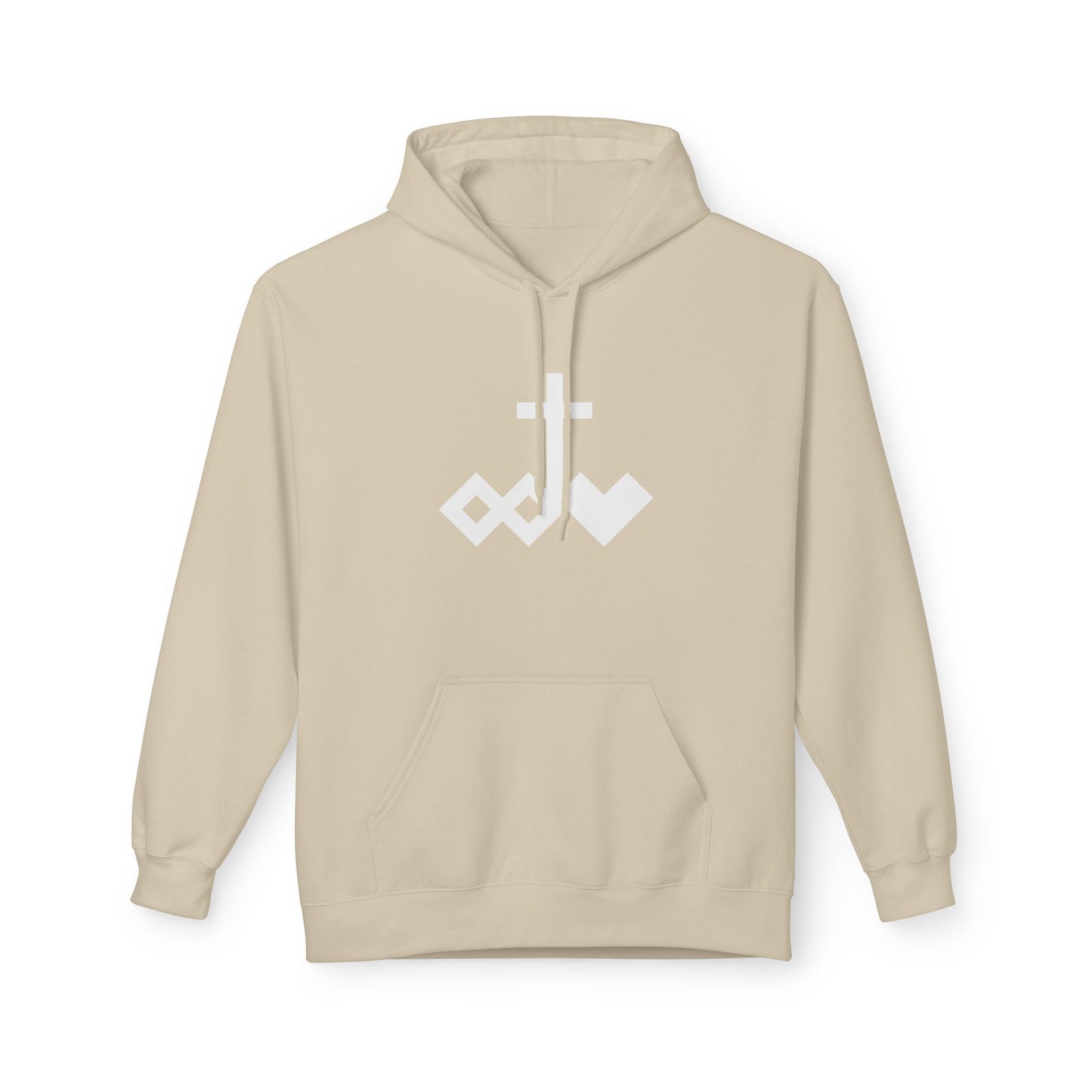 Logo Minimalist Graphic Fleece Hoodie