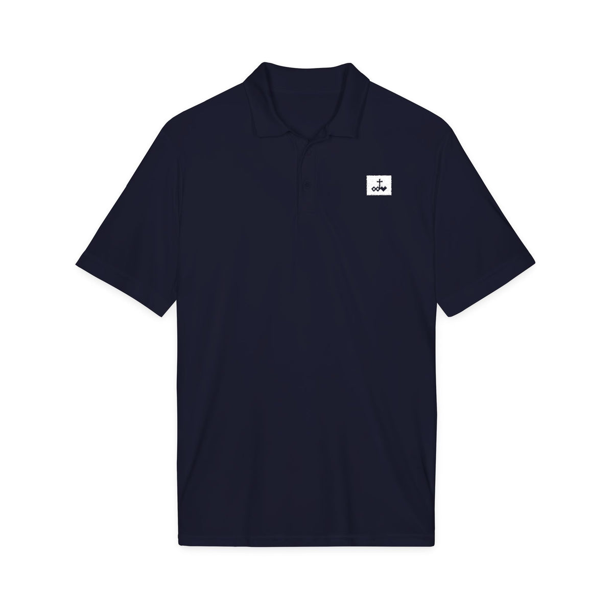Men's Performance Polo with Small Left-Chest Logo