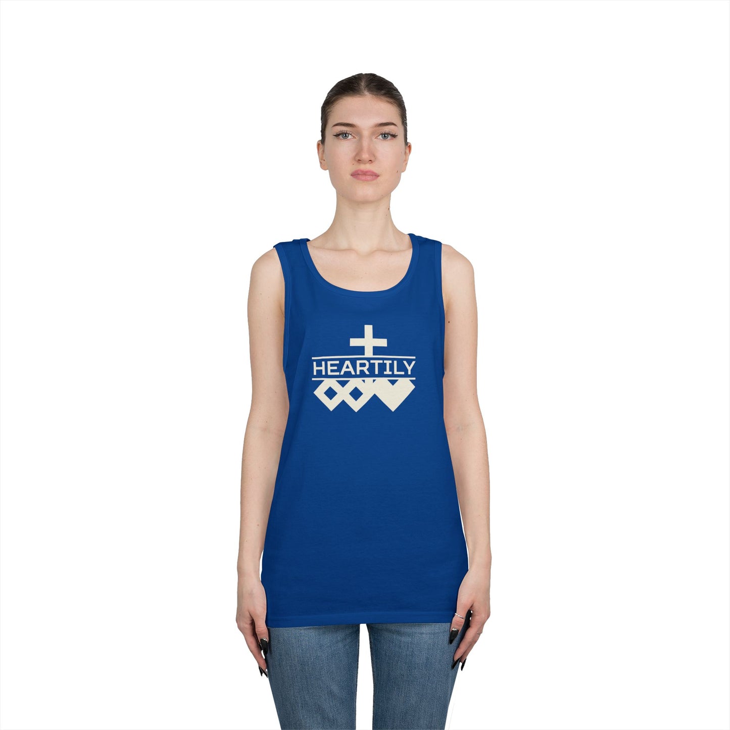 Unisex Heartily Logo Tank Top