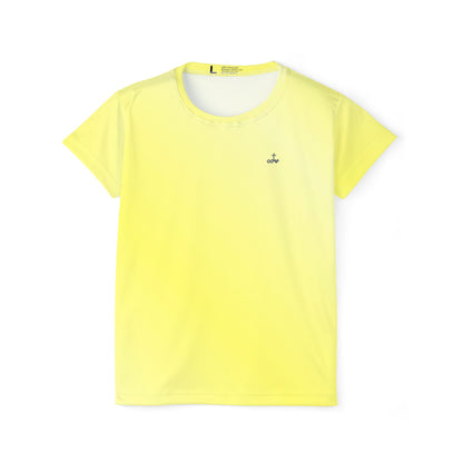 Yellow Women's Athletic Jersey Tee