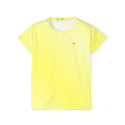 Yellow Women's Athletic Jersey Tee