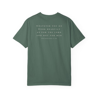 Plain Heartily Scripture T-Shirt