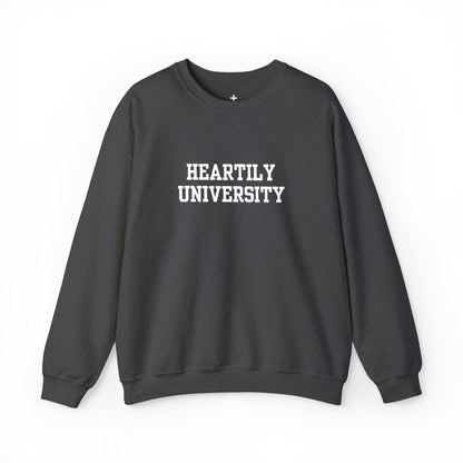 Heartily University Unisex Crewneck Sweatshirt