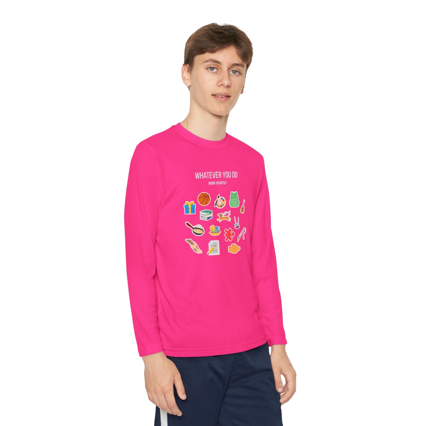'Whatever You Do' Youth Long Sleeve Tee
