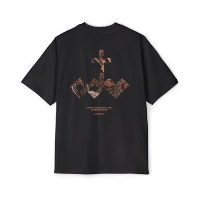 Heartily Men's Camo Logo Heavy Oversized Tee