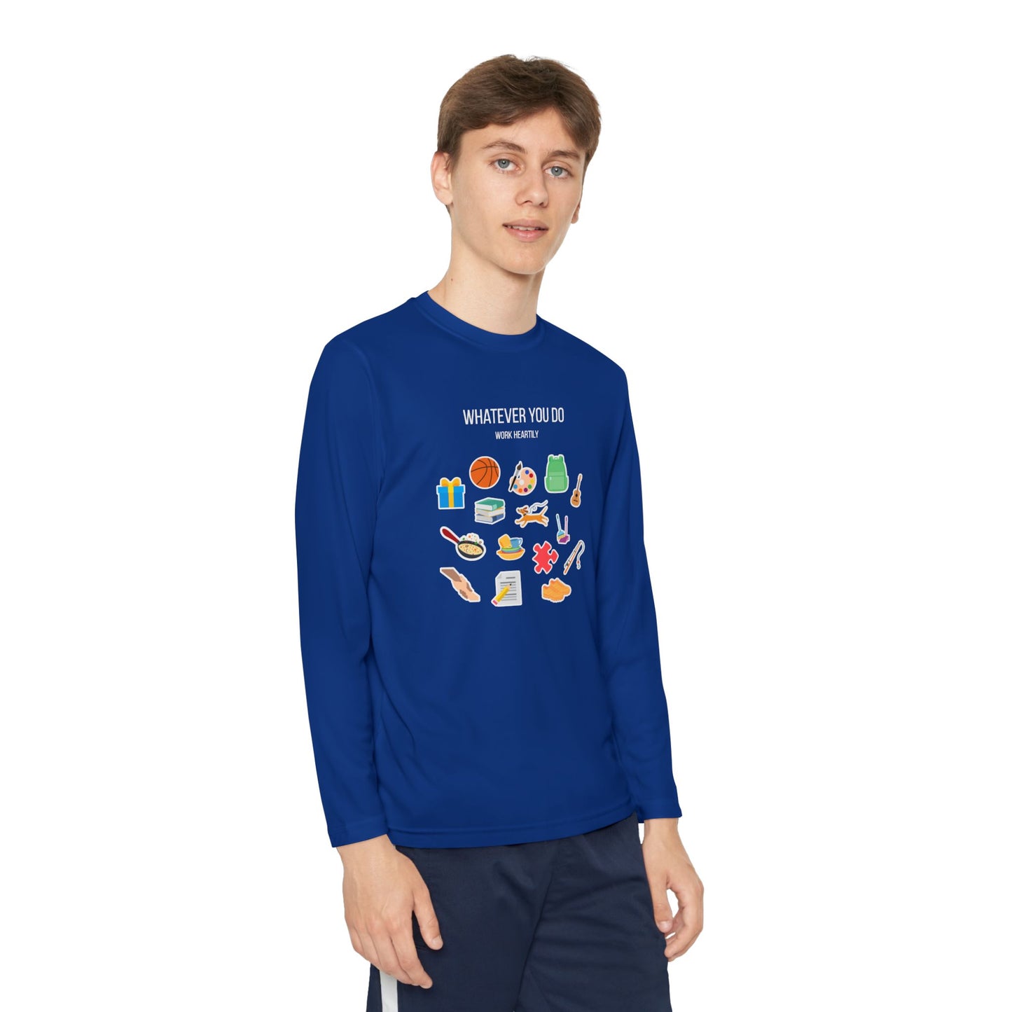 'Whatever You Do' Youth Long Sleeve Tee