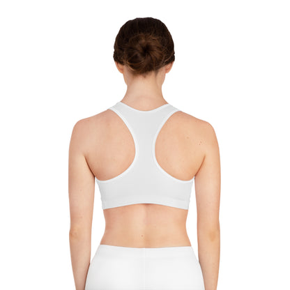Logo Sports Bra - White