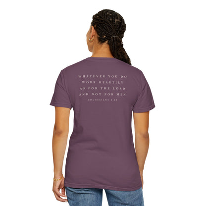 Plain Heartily Scripture T-Shirt