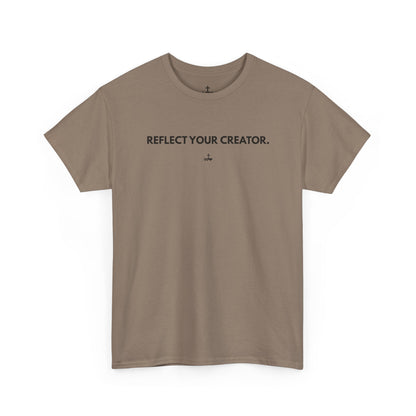 "Reflect Your Creator" Unisex Heavy Cotton Tee