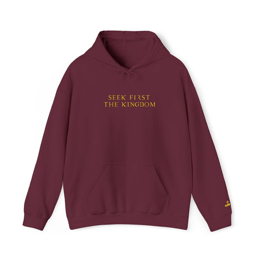 'Seek First the Kingdom' Black Pullover
