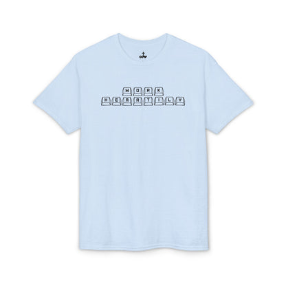 'Work Heartily' Keyboard T-Shirt