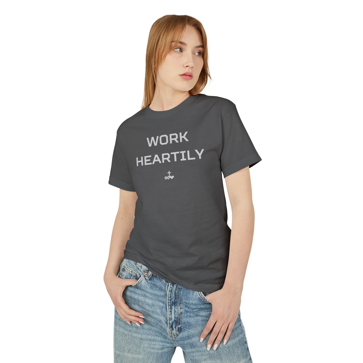 Unisex Colossians 3:23 Heavyweight Cotton Tee