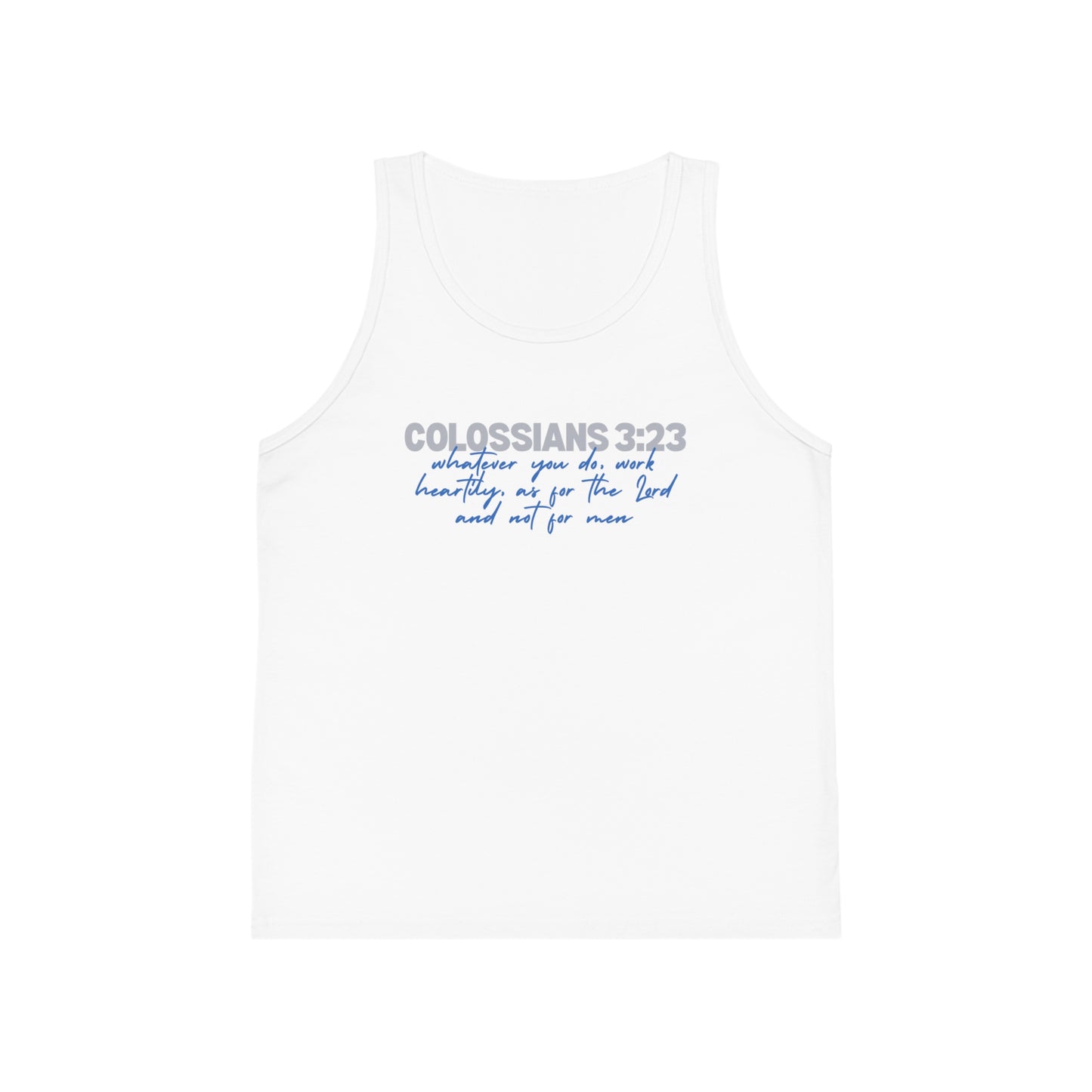 Colossians 3:23 Scripture Kids Tank Top