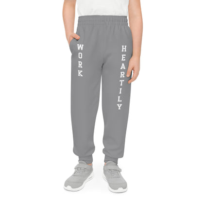 'Work Heartily' Youth Joggers