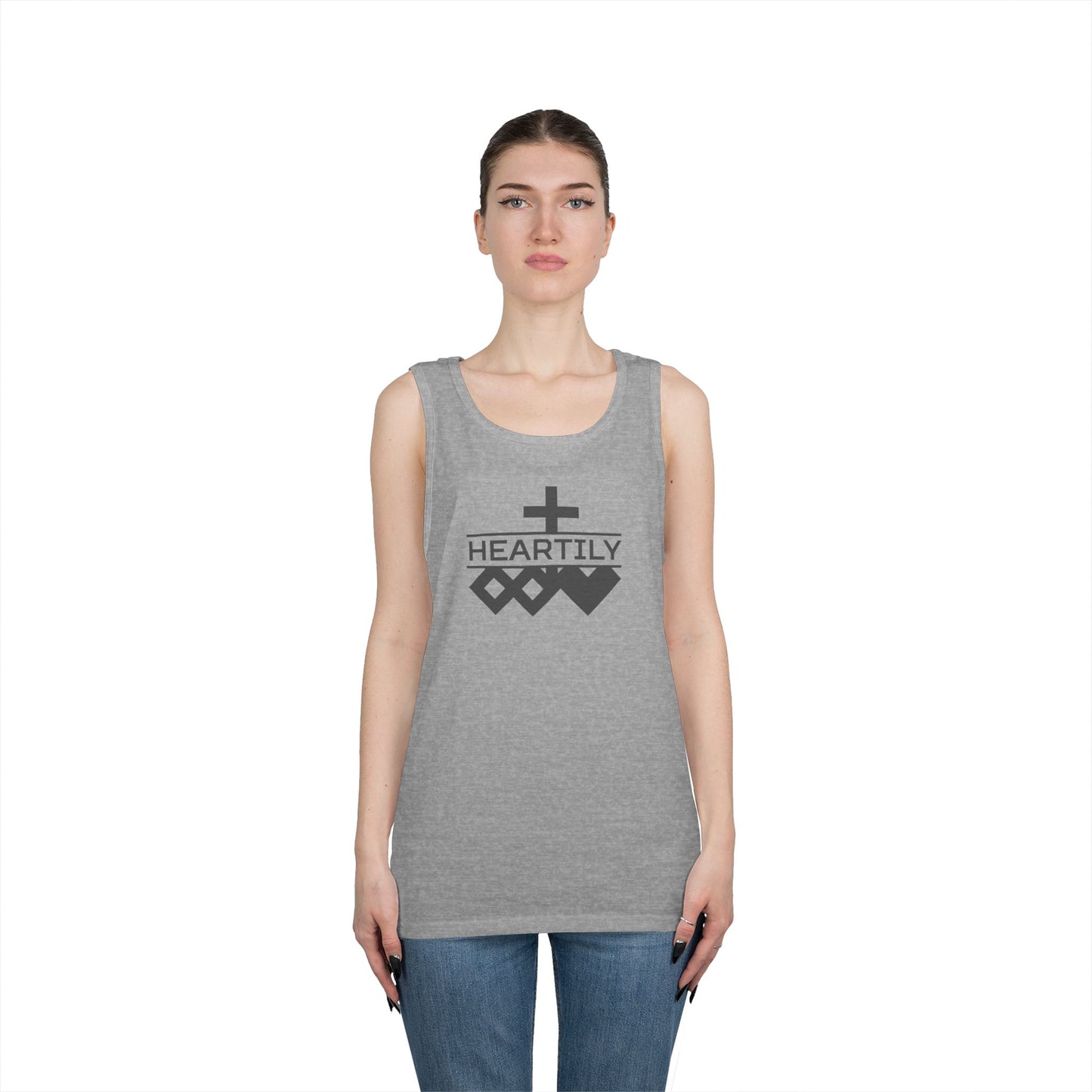 Unisex Heartily Logo Tank Top
