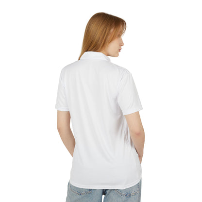 White Unisex Logo Polo Shirt