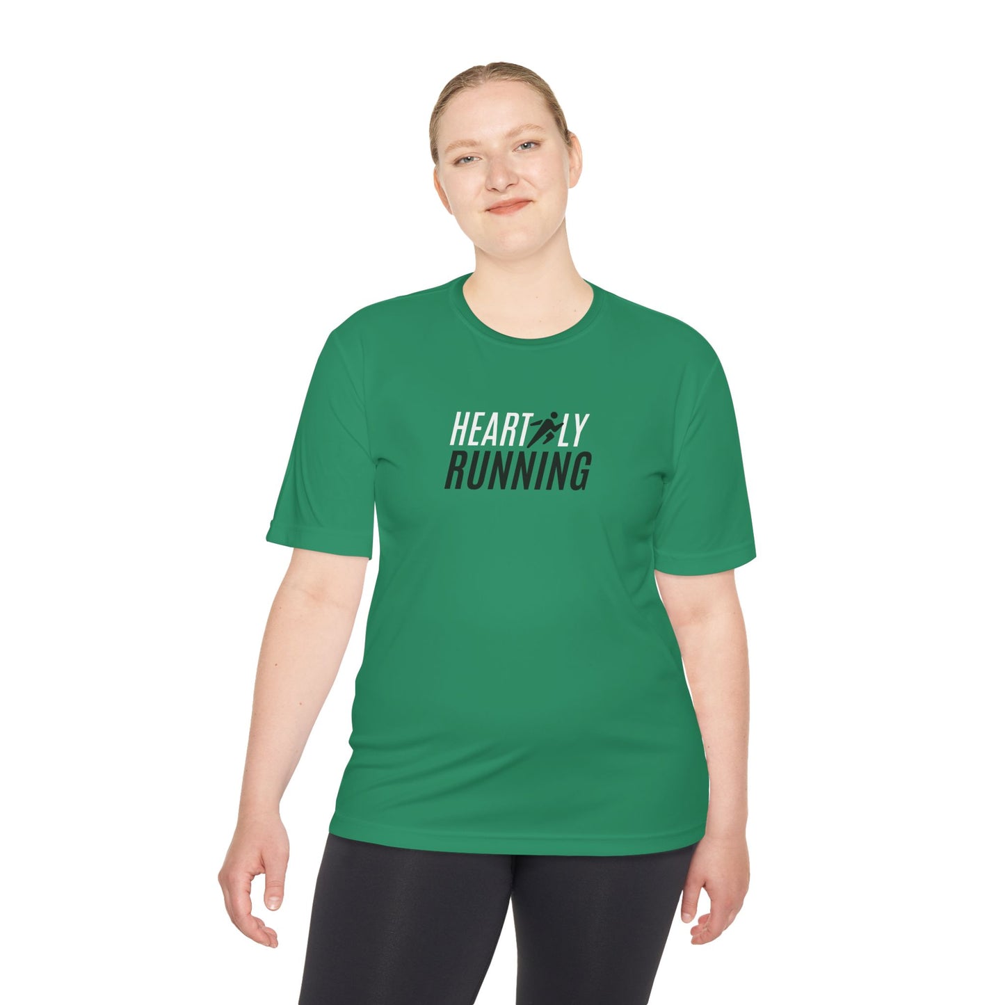 Heartily Running Moisture-Wicking Performance Tee